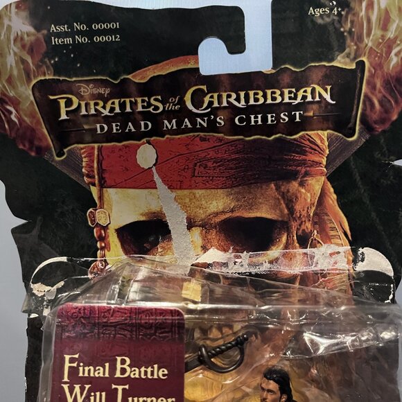 Disney Pirates of the Caribbean Dead Man's Chest Action Figure New Will Turner - Picture 2 of 7